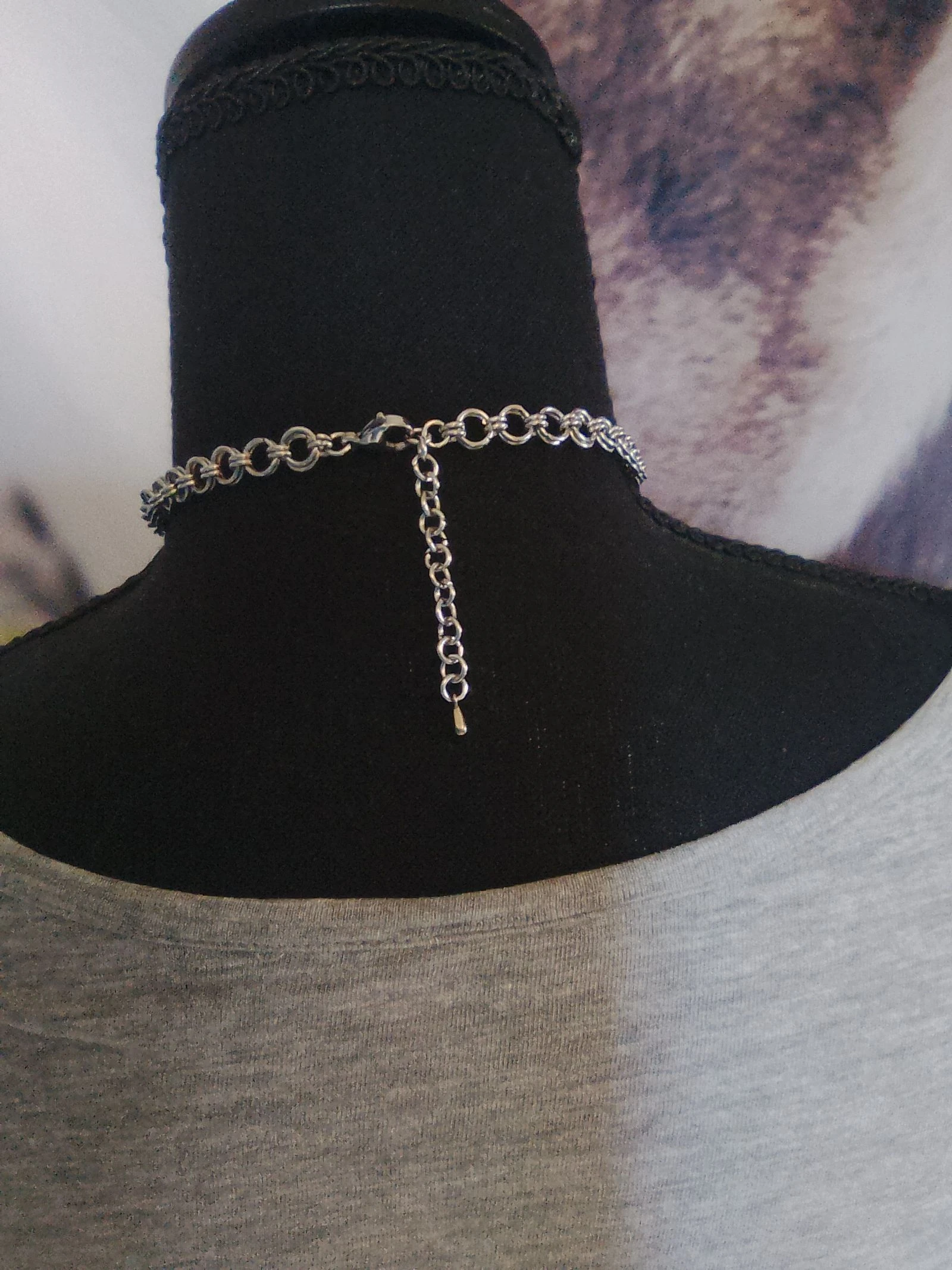 Collar chainmail japonés y mallas trenzadas Estilo gótico – photo 3
